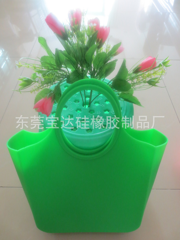 新款矽膠單肩女包 手提包