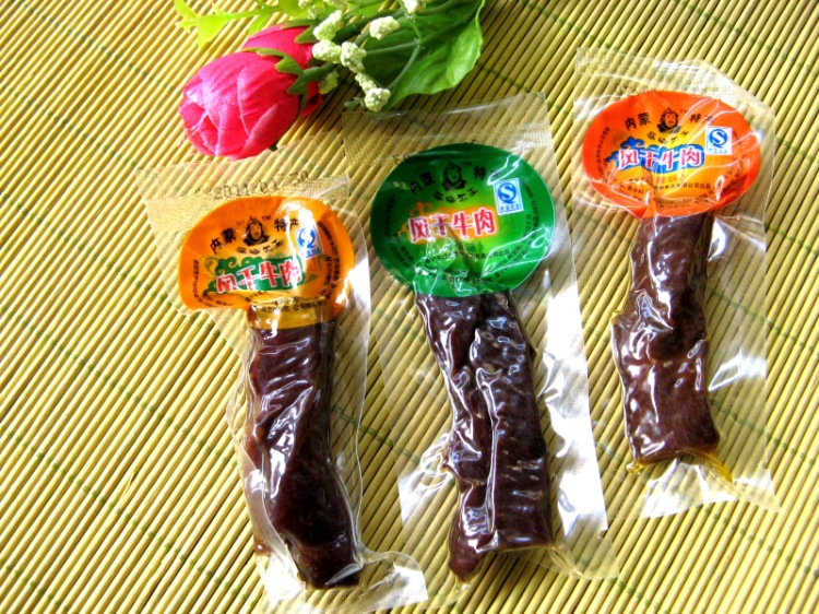 肉蒙古特产 察哈尔王 风干牛肉干 原味/辣味 零食品批发 一袋5斤