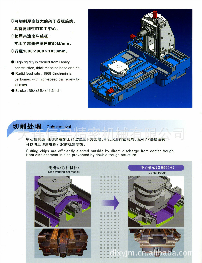 远州卧式加工中心GE590H