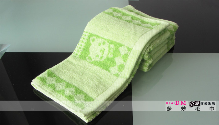 【摸摸熊6306-1纯棉毛巾批发 洗脸毛巾 高阳毛