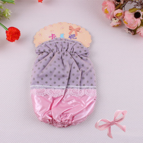 【2013最新韩版长款式圆点花边双层防水袖套