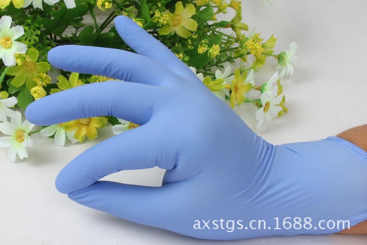【12寸无粉丁晴手套 丁睛手套 一次性手套 专业