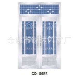 CD-8058厂家直销 供应钢质入户门 标准拼接不锈钢安全防
