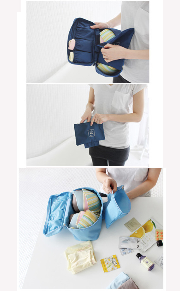 【旅行<em>多功能</em> 内衣收纳包 收纳袋 <em>文胸</em>整理包 便