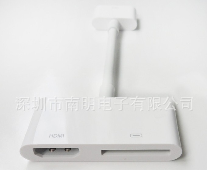 苹果ipad to hdmi&30P 高清视频线 视频转接线