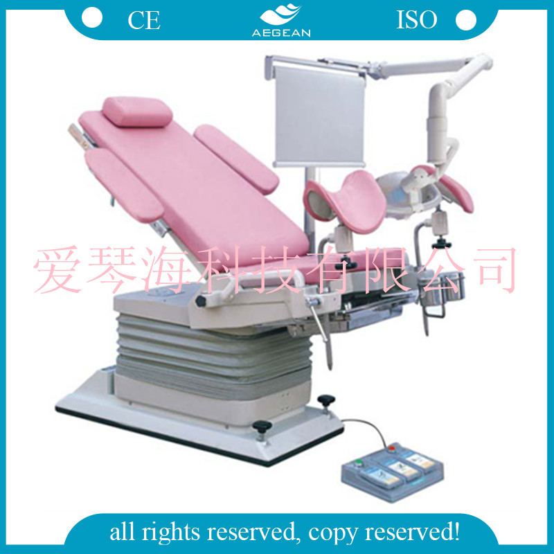 【AG-S104A 手动电动多功能妇科检查椅 带屏