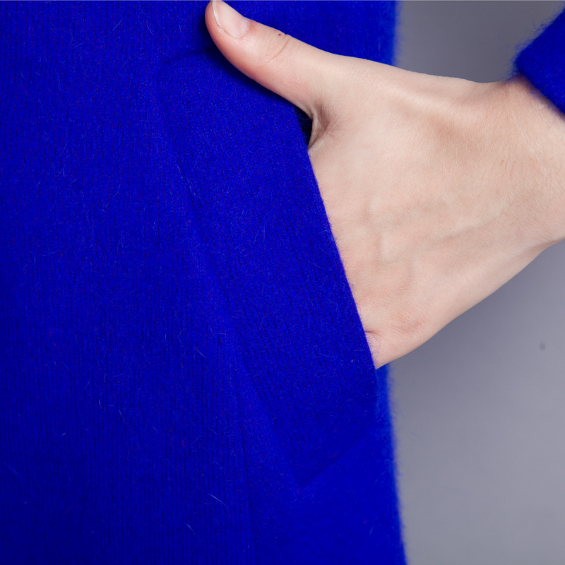 【针织<em>开衫</em> 2013热卖新款<em>女士</em>貂绒梭织大衣 百