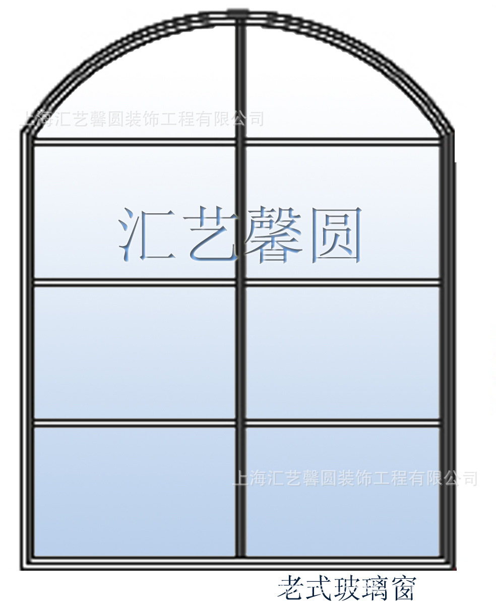 老式玻璃窗-
