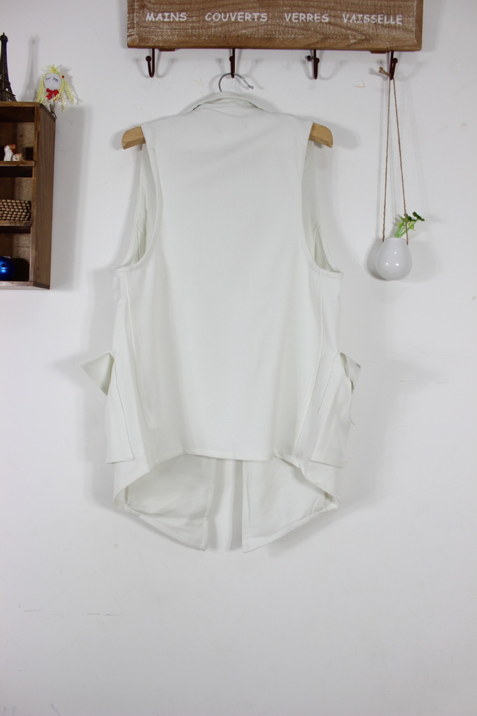 【1342511 外单 纯色大口袋西装领<em>长款</em>披肩马