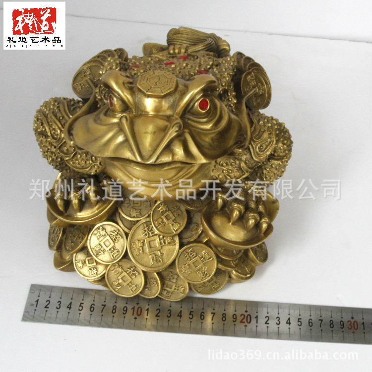 金蟾29cm宽21.5cm高19cm重4.1kg (4)