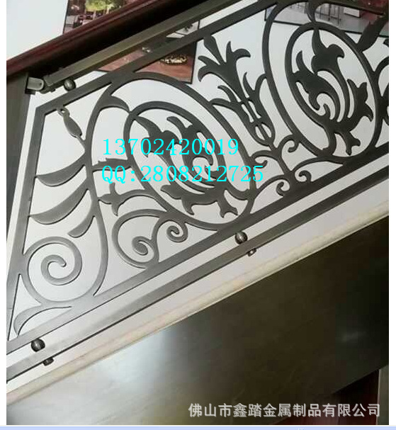 铝板雕刻 青古铜护栏