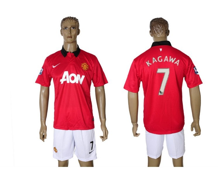 【13-14曼彻斯特联队客场球衣套装 曼联训练服