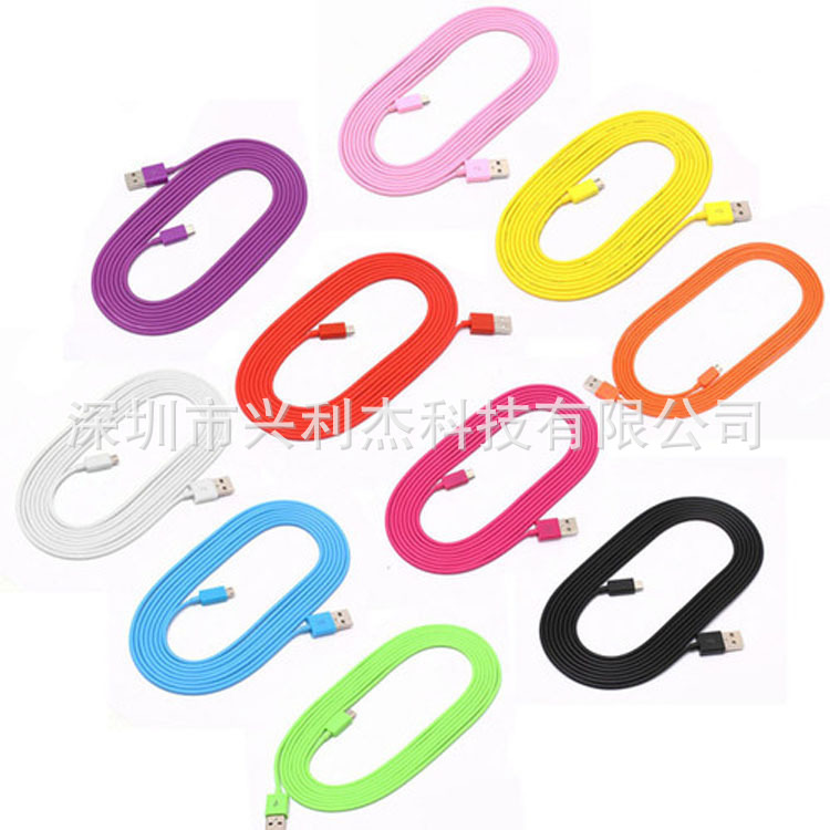 彩色V8数据线 三星 HTC 小米数据线 Micro US