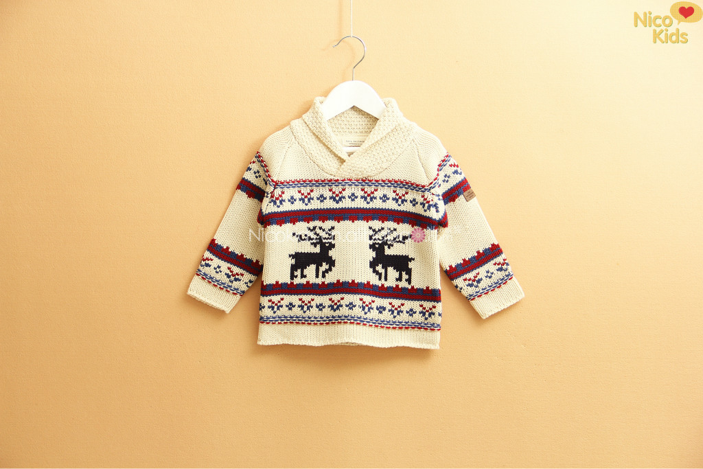 <em>批发</em>采购童<em>毛衣</em>-<em>外贸</em>童装 <em>品牌</em>小鹿提花儿童毛