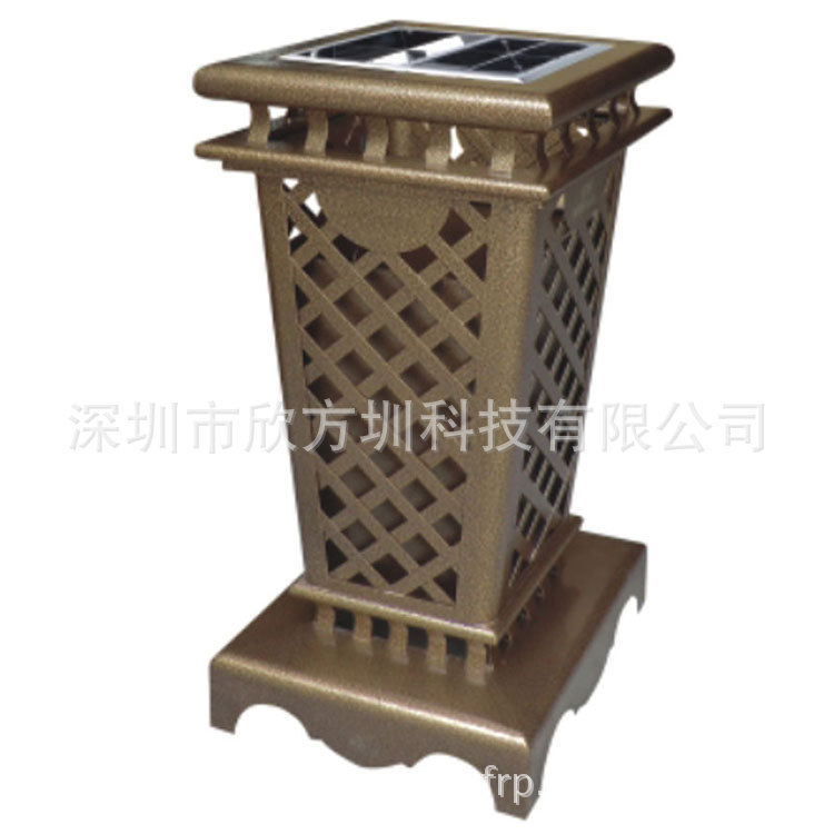 F100钢板冲孔垃圾桶