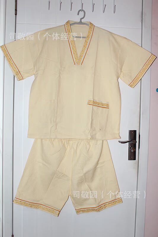 【男女<em>情侣款纯棉</em>桑拿服 浴服 汗蒸服 浴场浴衣