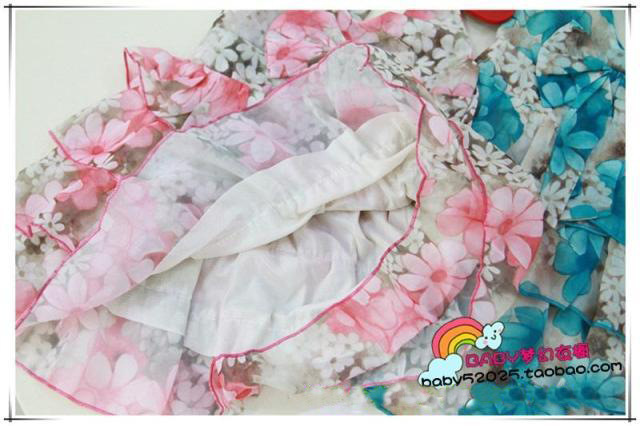 【品牌<em>童装</em>2013<em>女童中童装</em>雪纺淑女蛋糕裙无