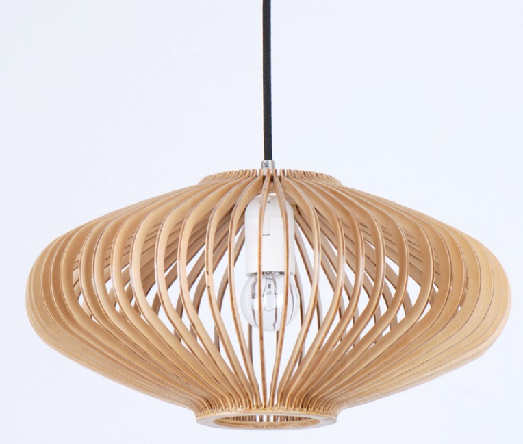 Wooden pendant lamp-LBMP-FQ