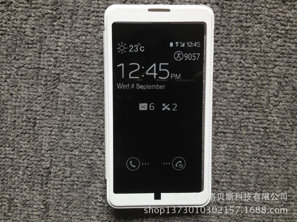 【三星NOTE3原装皮套 全触屏90%灵敏度保护