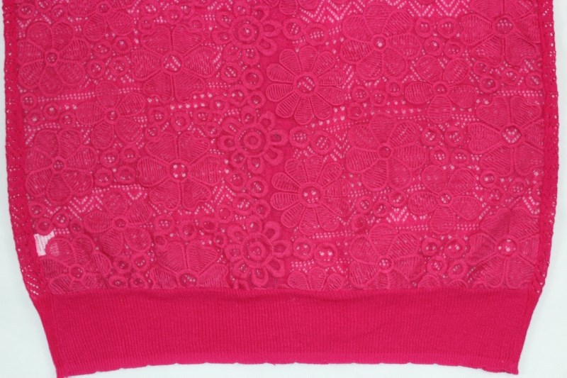 【妖精的口袋 夏后背<em>太阳花</em>薄款针织<em>开衫</em> 五分