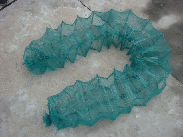 冰点价)折叠地笼虾笼捕鱼网捕虾网渔网黄鳝笼