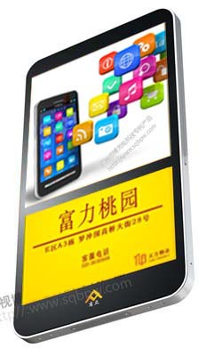 单元指示灯箱侧图