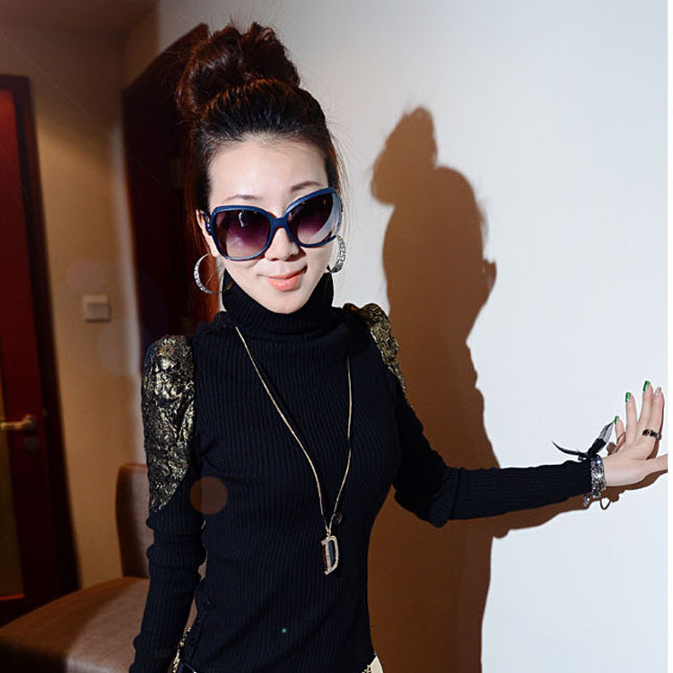 <em>毛衣</em>2013秋冬新款女装韩国时尚风修身短款女