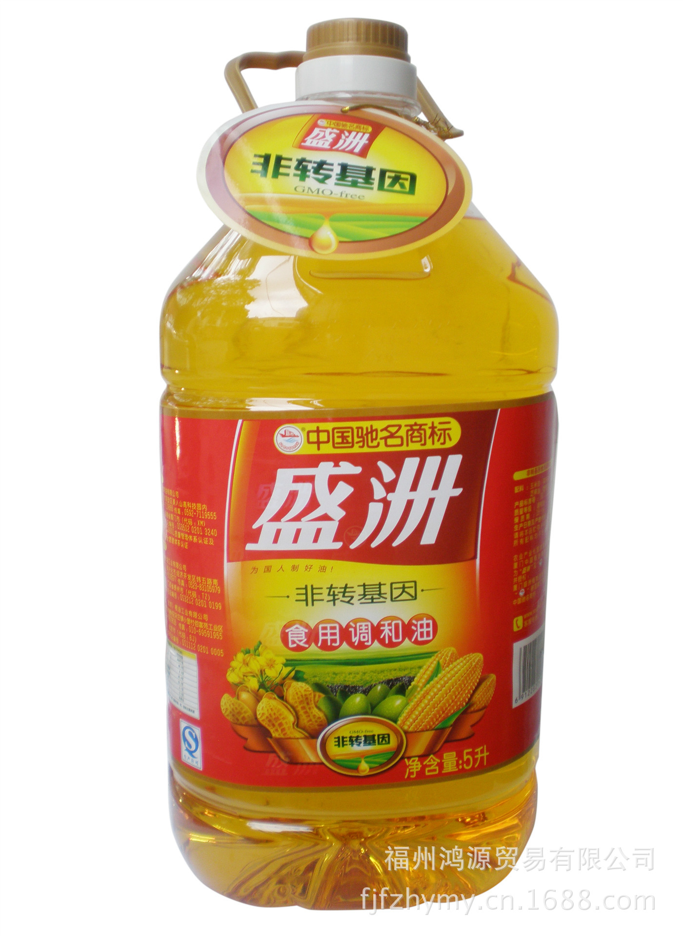 盛洲非转调和油5l×4瓶6912282120748