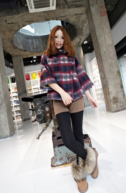 P812 兔毛假两件打底裤 (1)