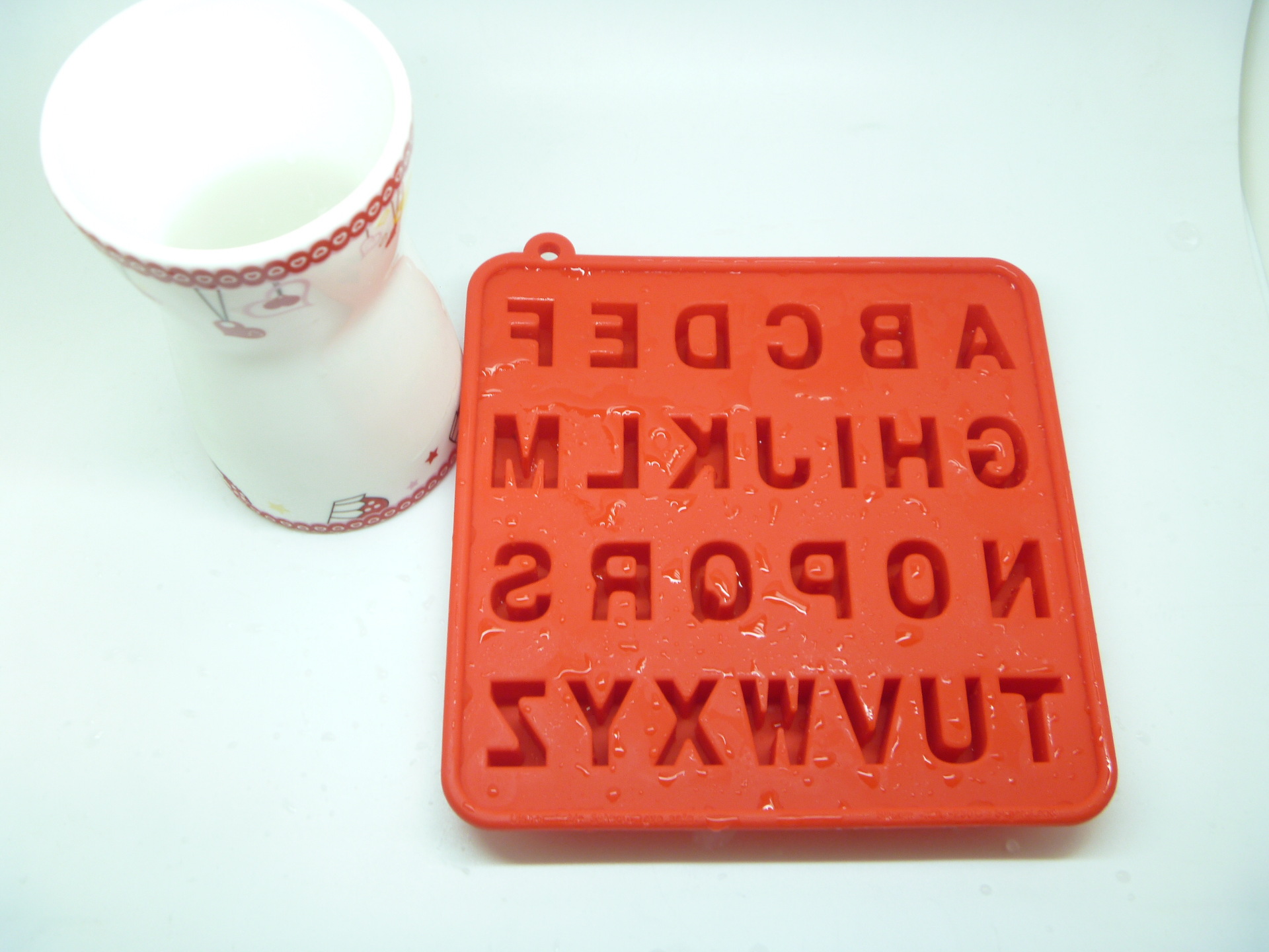 生活日用橡胶制品-时尚创意冰模 硅胶英文字母
