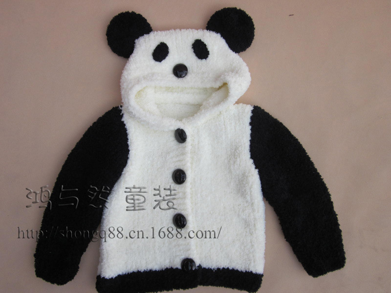 <em>童毛衣</em>-2013手工<em>编织</em>男女童雪尼尔毛线<em>外套</em> 宝