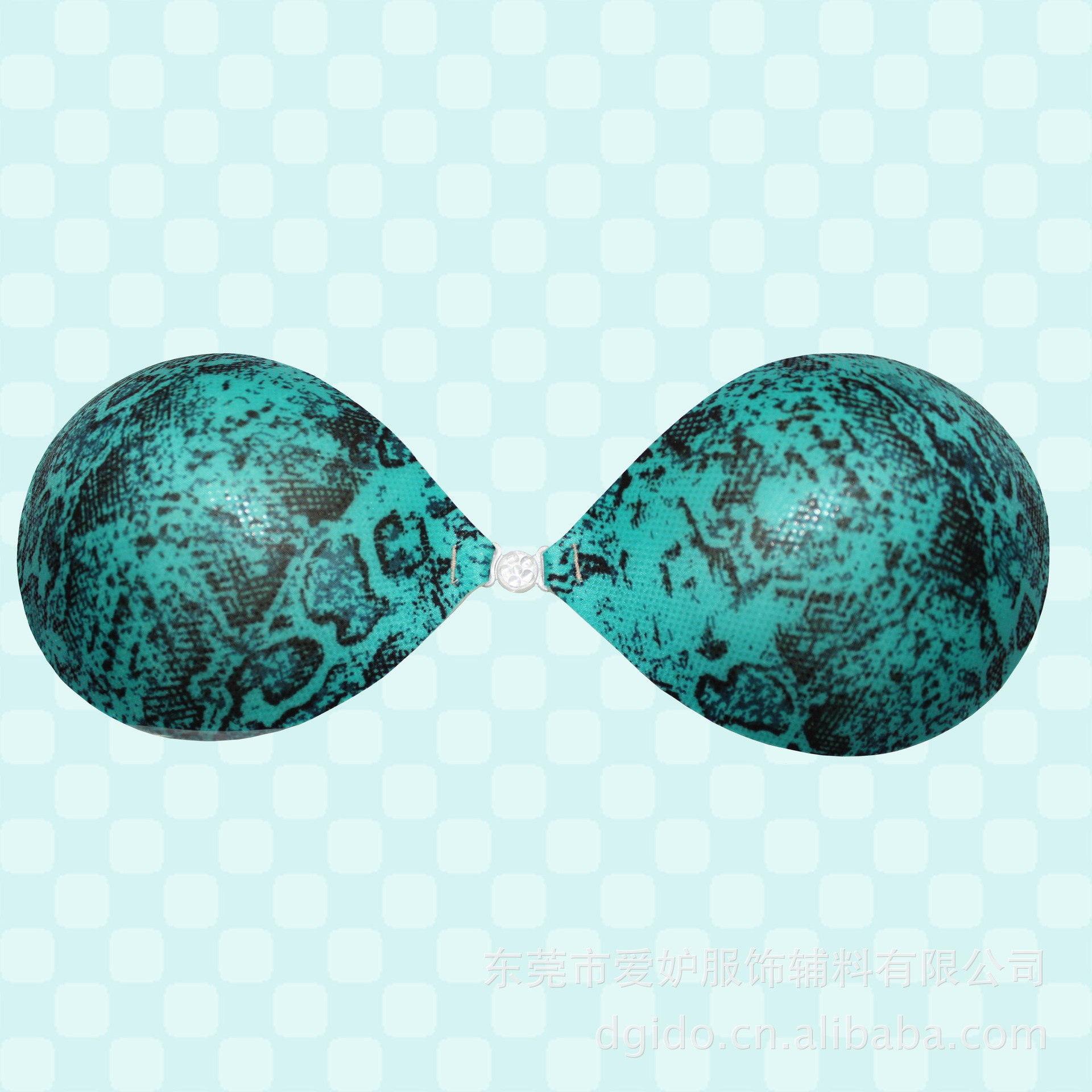 【IDO超轻透气无痕<em>隐形豹纹</em>斑马纹<em>文胸</em>贴聚拢