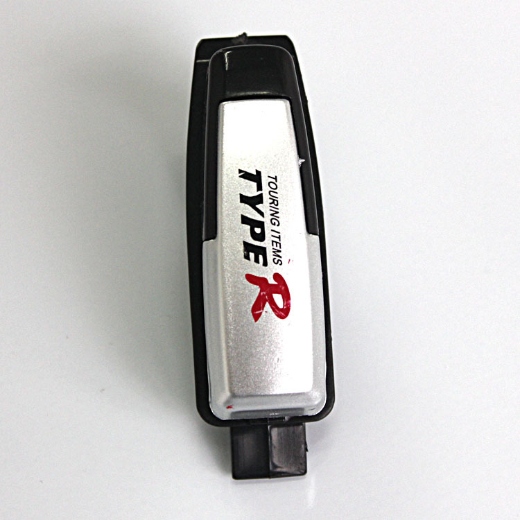 银色字母眼镜夹,车用票据夹,多功能车载眼镜架,内饰03-1A1447