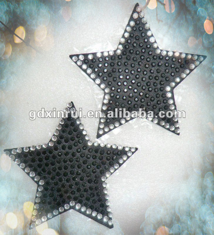 star_rhinestone_breast_nipple_