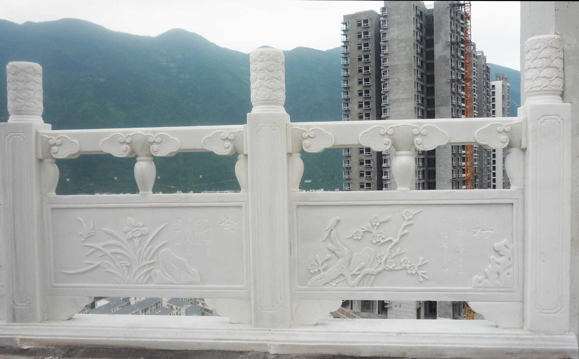 汉白玉护栏石材栏杆