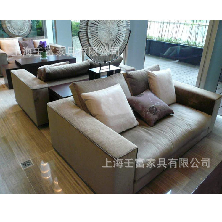 沙发类-高端时尚咖啡厅沙发，简约布艺咖啡厅沙发，西餐厅卡座布艺沙发-沙发类尽在阿