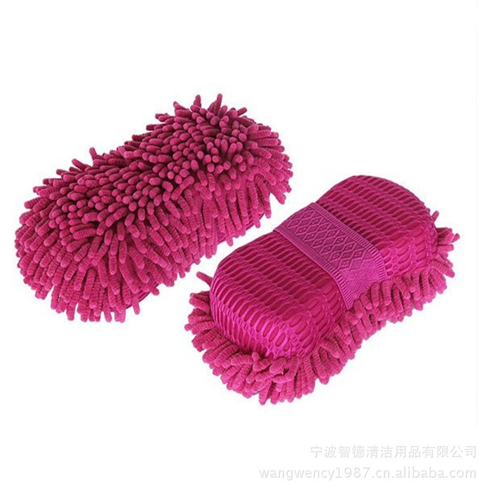 【超细纤维雪尼尔海绵块 雪尼尔擦车块 洗车海绵 超强吸水】价格,厂家,图片,洗车工具、用品,宁波智德清洁用品有限公司-马可波罗网