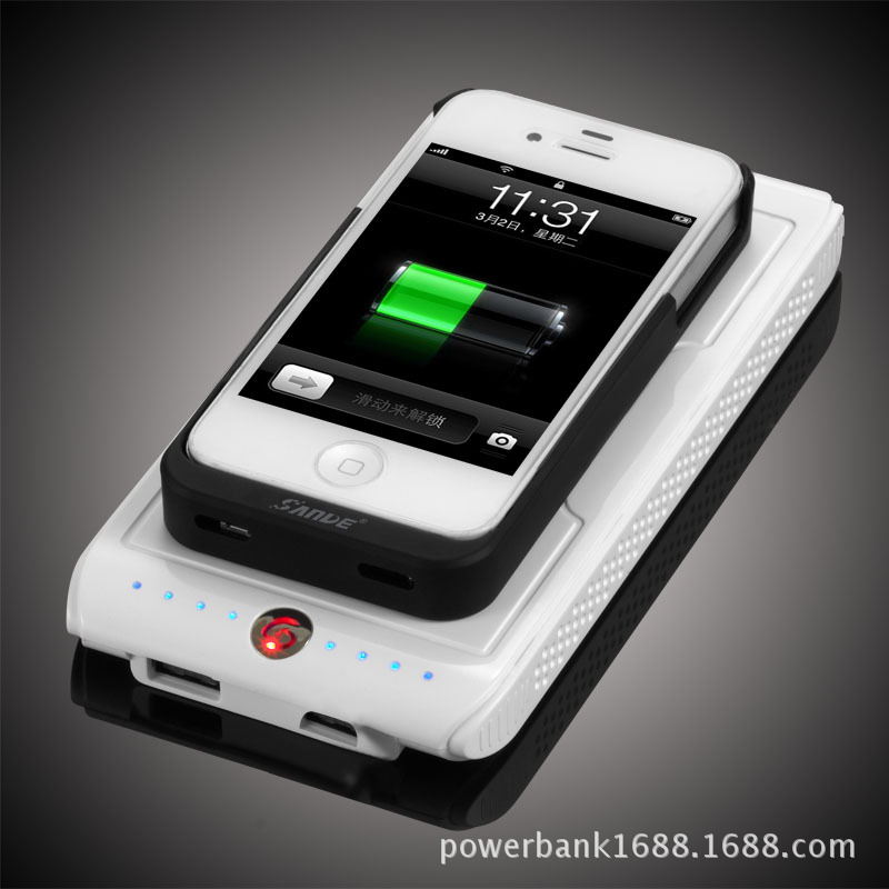 移动电源-新款无线充移动电源 7000MAH 聚合