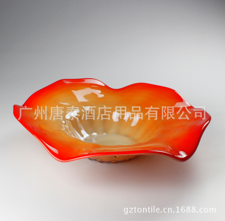 1303-4110红色珍珠果盘4