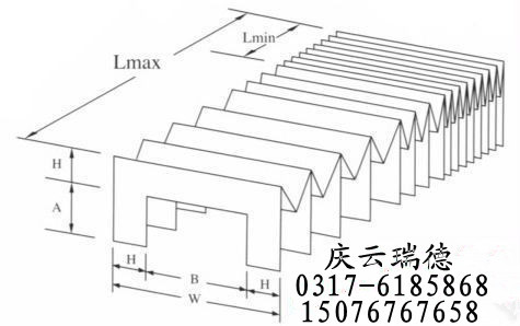 机床防护罩 风琴式防护罩 风琴折边型防护罩 机床防护帘