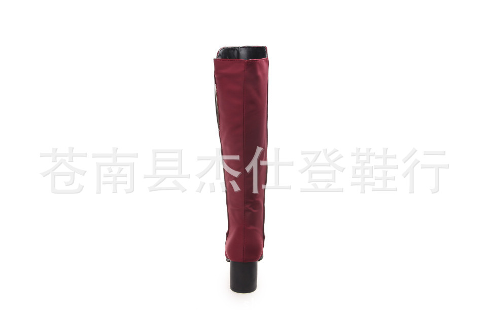 西施絨長短靴