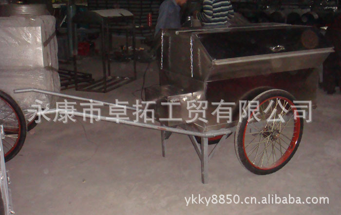不锈钢二轮垃圾车