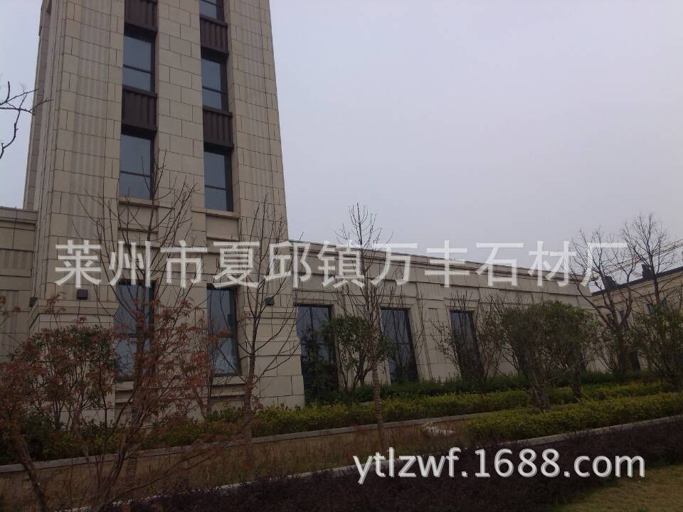 花岗岩-山东黄金麻荔枝面天然石材工程实例展