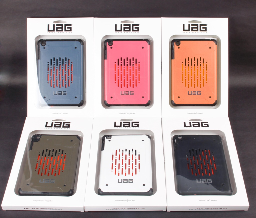 UAG ipadmini 六款顏色組合圖