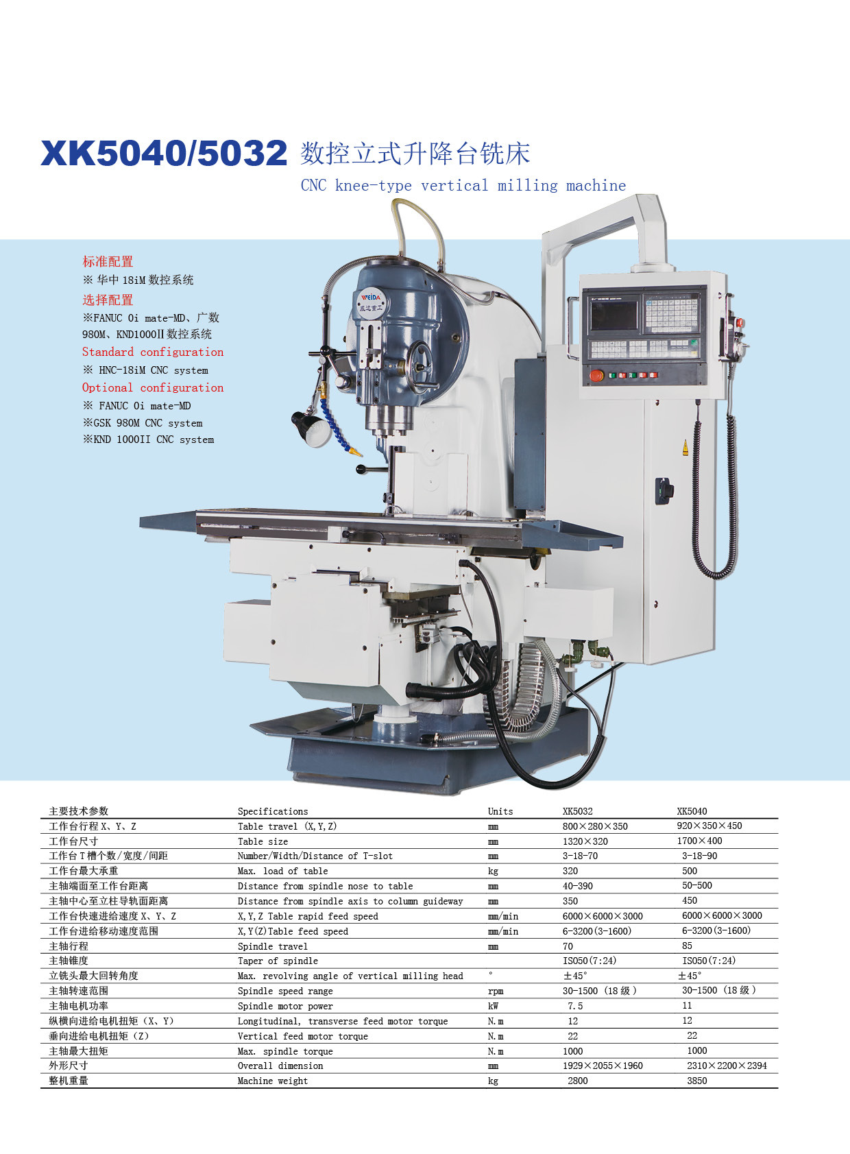重切削强力数控双面镗铣床xk630