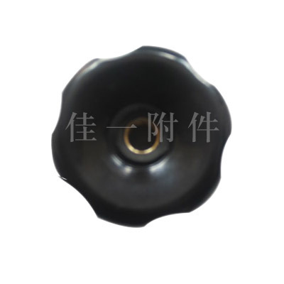 厂家直销 通孔把手星形波纹 调整星形塑胶把手