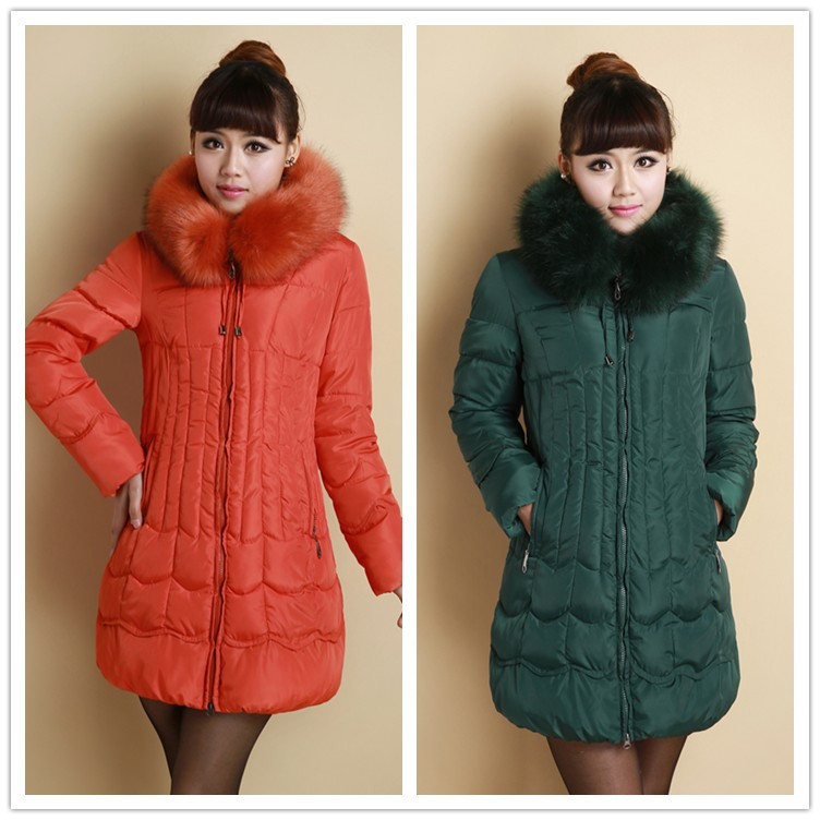 2013新款女装<em>中长款棉服外套</em> 女式棉衣<em>羽绒</em>服