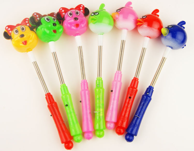 W464 儿童弹簧闪光棒玩具 卡通图像 闪闪发光 弹簧强劲图片,W464 儿童弹簧闪光棒玩具 卡通图像 闪闪发光 弹簧强劲图片大全,义乌市朵萌电子商务商行-马可波罗网