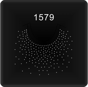 【毛衣T恤羊绒衫圆领领口烫钻烫图衣服水钻配