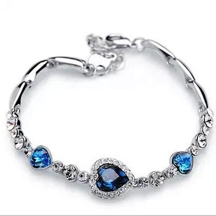 顶级进口水晶<em>手链 女</em>韩版 时尚 饰品 欧美 <em>多层</em>